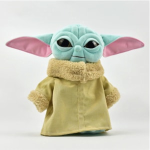 Baby Yoda plysch blå Disney plysch Star Wars plysch Storlek: 34cm