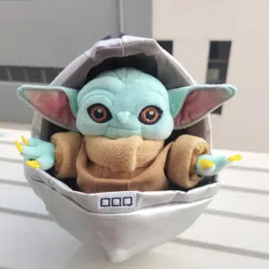Baby Yoda plysch i sin vagga Disney plysch Star Wars plysch Storlek: 23cm
