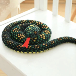 Grön Python Plush Snake Plush Animals a7796c561c033735a2eb6c: Grön