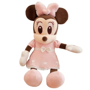 Rosa Minnie Plush Disney Plush 87aa0330980ddad2f9e66f: 100cm|70cm