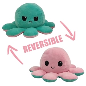 Octopus Reversible Plush - Octopus Reversible Plush Octopus Plush Animals a7796c561c033735a2eb6c: Blå|grå|gul|rosa|röd|grön