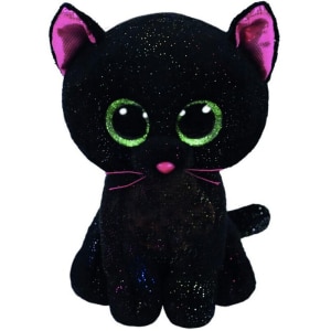 TY Black Cat Plush Halloween Cat Plush Animals Material: Bomull