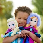 Set med 2 prinsessan Elsa och Anna plysch Disney Snow Queen plysch a7796c561c033735a2eb6c: Lila