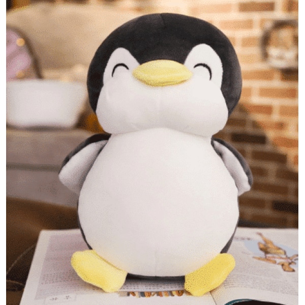 Svart leende pingvin plysch djur plysch 87aa0330980ddad2f9e66f: 30cm|45cm|55cm