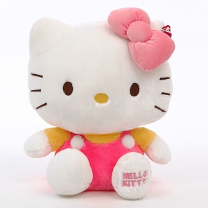 Söta rosa Hello Kitty plysch Manga plysch Material: Bomull