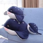 Sky Blue Unicorn Plush Whale Plush Animals Material: Bomull