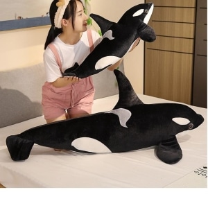 Giant Orca Plush Whale Plush Animals Material: Bomull