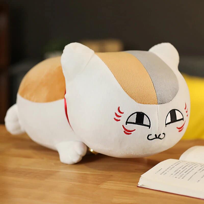 Nyanko Sensei kattplysch vit Kattplysch Djurplysch Material: Bomull
