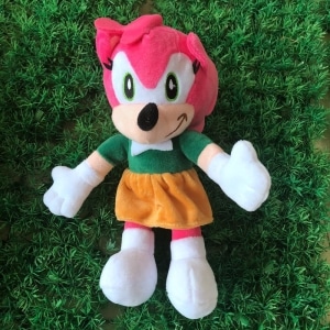 Amy rosa Sonic hedgehog plysch Material: Bomull