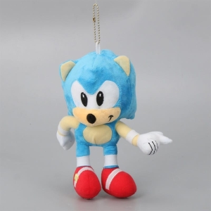 Sonic Hedgehog Keychain Plush Sonic Plush Material: Bomull