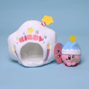 Kirby plysch i sin vita stjärna Videospelsplysch Kirby plysch Material: Bomull