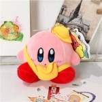 Kirby plysch med blå nattmössa Videospel plysch Kirby plysch Material: Bomull