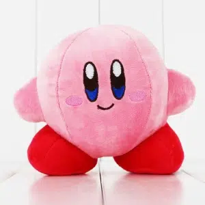 Kirby Pink Smiling Plush Kawaii Kirby Uncategorized Material: Bomull