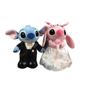 Disney Stitch and Angel Wedding Plush a7796c561c033735a2eb6c: Blå|rosa