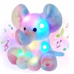 Nattlampa elefant plysch Fantastisk plysch musikalisk a7796c561c033735a2eb6c: Flerfärgad