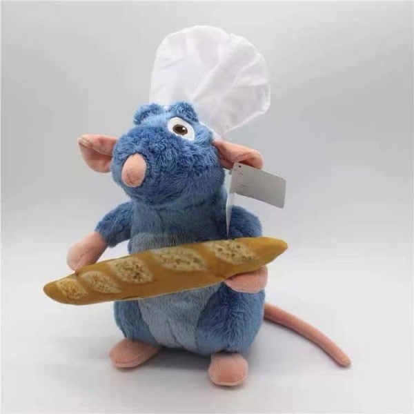 Ratatouille plysch med en brödsticka Disney plysch Ratatouille plysch Material: Bomull
