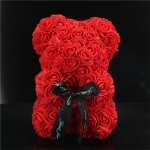 Artificiell Rose Teddy Bear för flickvän gåva Produkt prydd med falska blommor, perfekt som en present för födelsedagar, Alla hjärtans dag, jul eller ett bröllop, storlek 25cm Plysch Teddy Bear Alla hjärtans dag Plysch djur a7796c561c033735a2eb6c: Beige|Vit|Blå|Mörkblå|Bordeaux|Grå|Gul|Brunt|Multicolour|Svart|Orange|Rosa|Röd|Grön|Violett