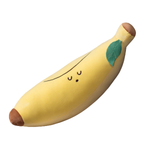 Sovande gul banan docka