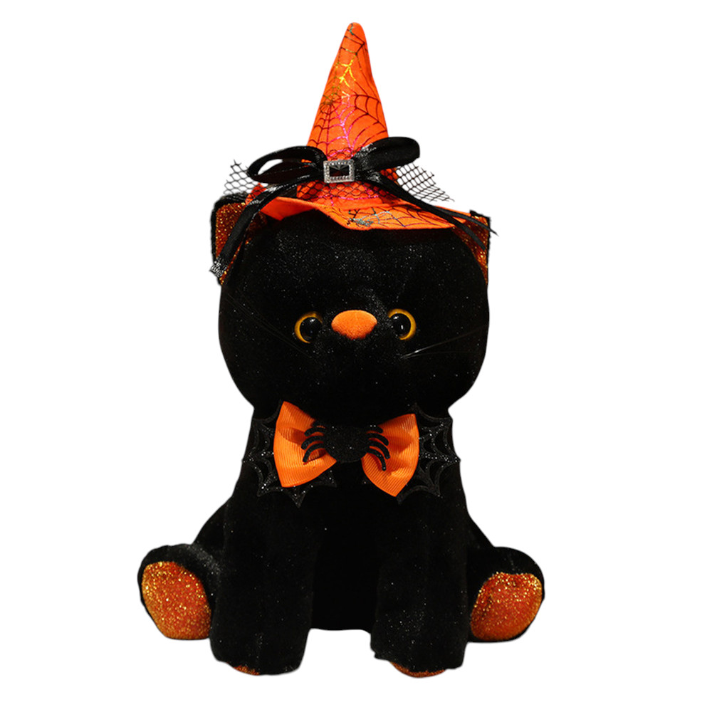 Dam T-shirt Halloween Katttryck Mjuk Bomull